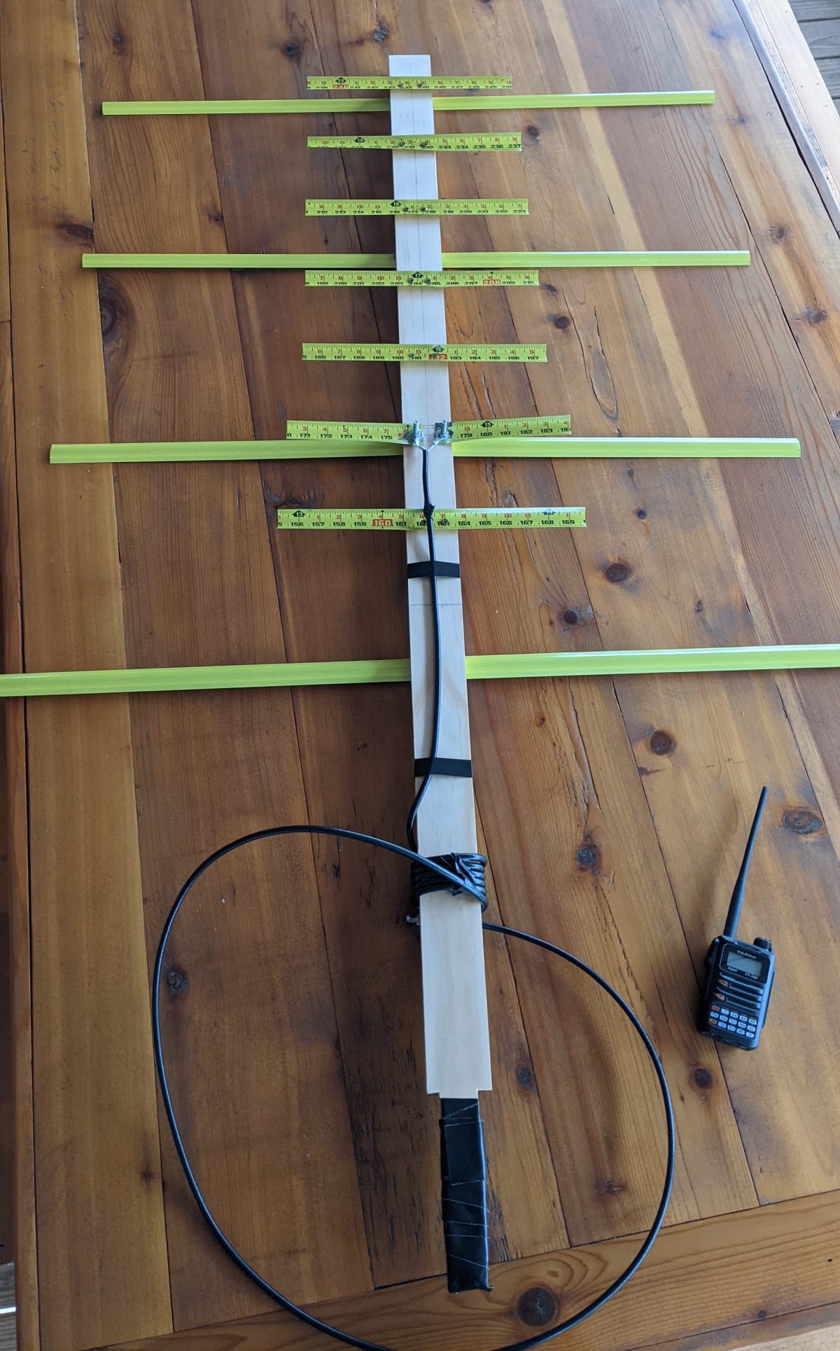 Lessons learned building my first VHF/UHF tape measure antenna